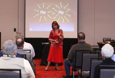 Keynote Speaker Susan Young presents for Unigroup in St. Louis, Missouri